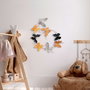 Wallity Butterflies - 2 Escultura de Pared de Metal Multicolor